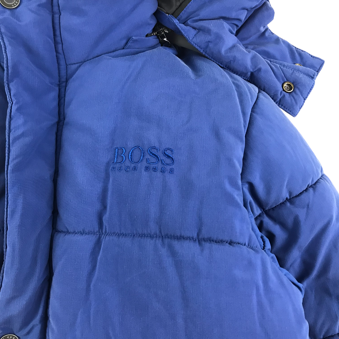 Hugo Boss Jacket Age 12 Blue Hooded Puffer