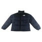 The North Face jacket men's size S black and blue panelled puffer