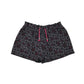 Matalan shorts 12-13 years black love heart print pattern jersey