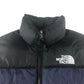 The North Face jacket men's size S black and blue panelled puffer