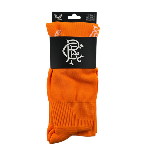 Castore Rangers FC Football Socks - Orange