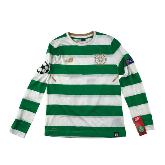 New Balance Celtic FC Football Strip 8-10 years number 11 Sinclair long sleeve