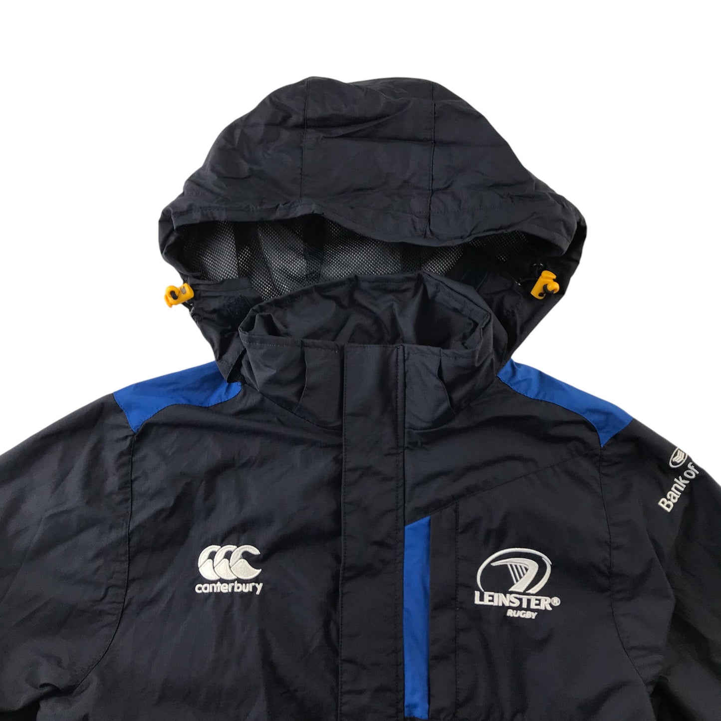 Canterbury light jacket 10 years navy Leinster rugby mesh lined