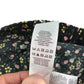 Primark shorts 14-15 years black floral high waist