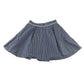 M&S school summer gingham skirt 6-7 years blue circle style cotton