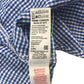 M&S school summer gingham skirt 6-7 years blue circle style cotton
