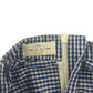 M&S school summer gingham skirt 6-7 years blue circle style cotton