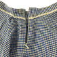 M&S school summer gingham skirt 6-7 years blue circle style cotton