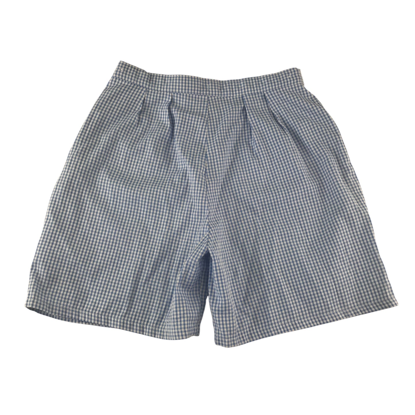 Tu school summer gingham shorts 10-11 years blue high waist