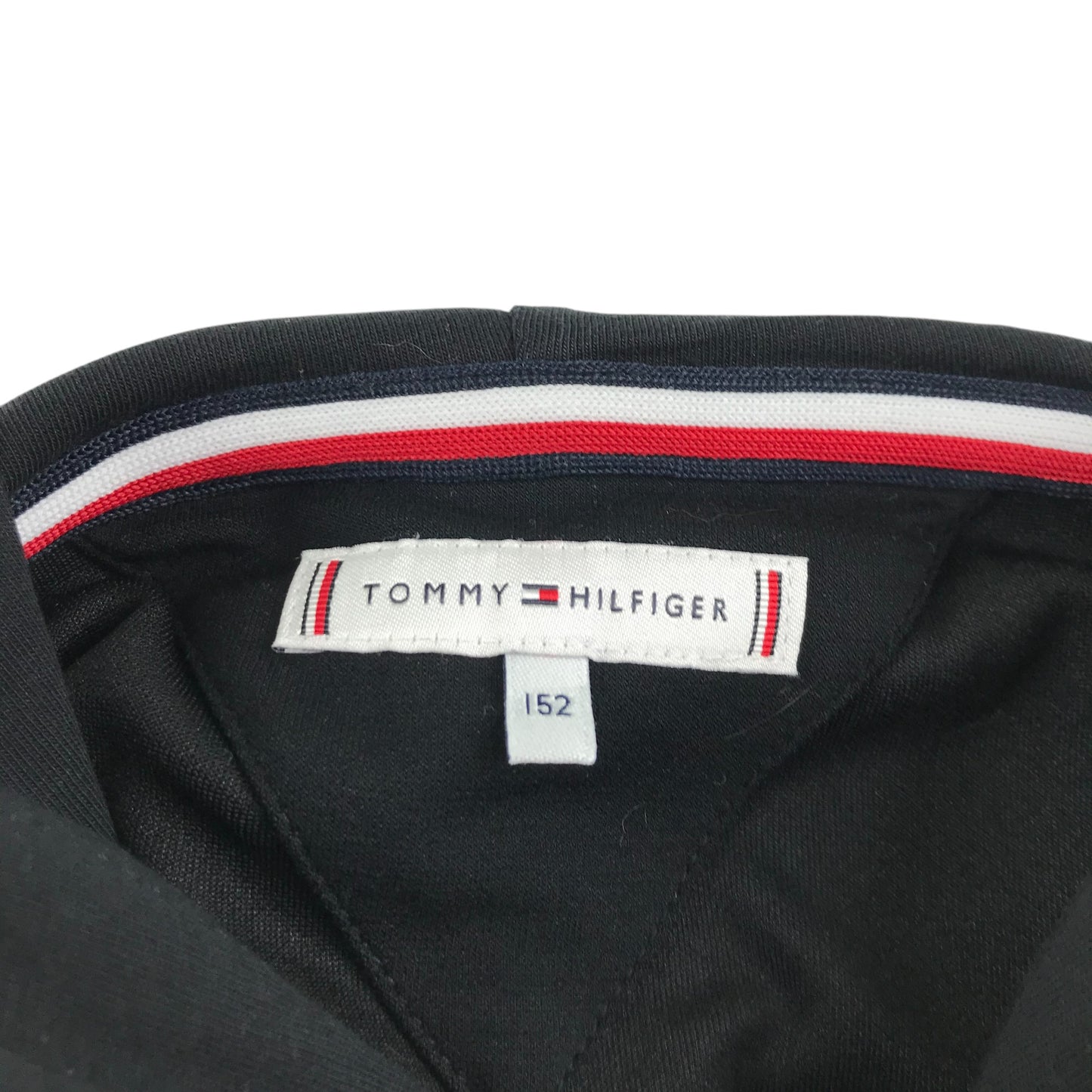 Tommy Hilfiger hoodie and joggers set 11-12 years black with shiny logo print