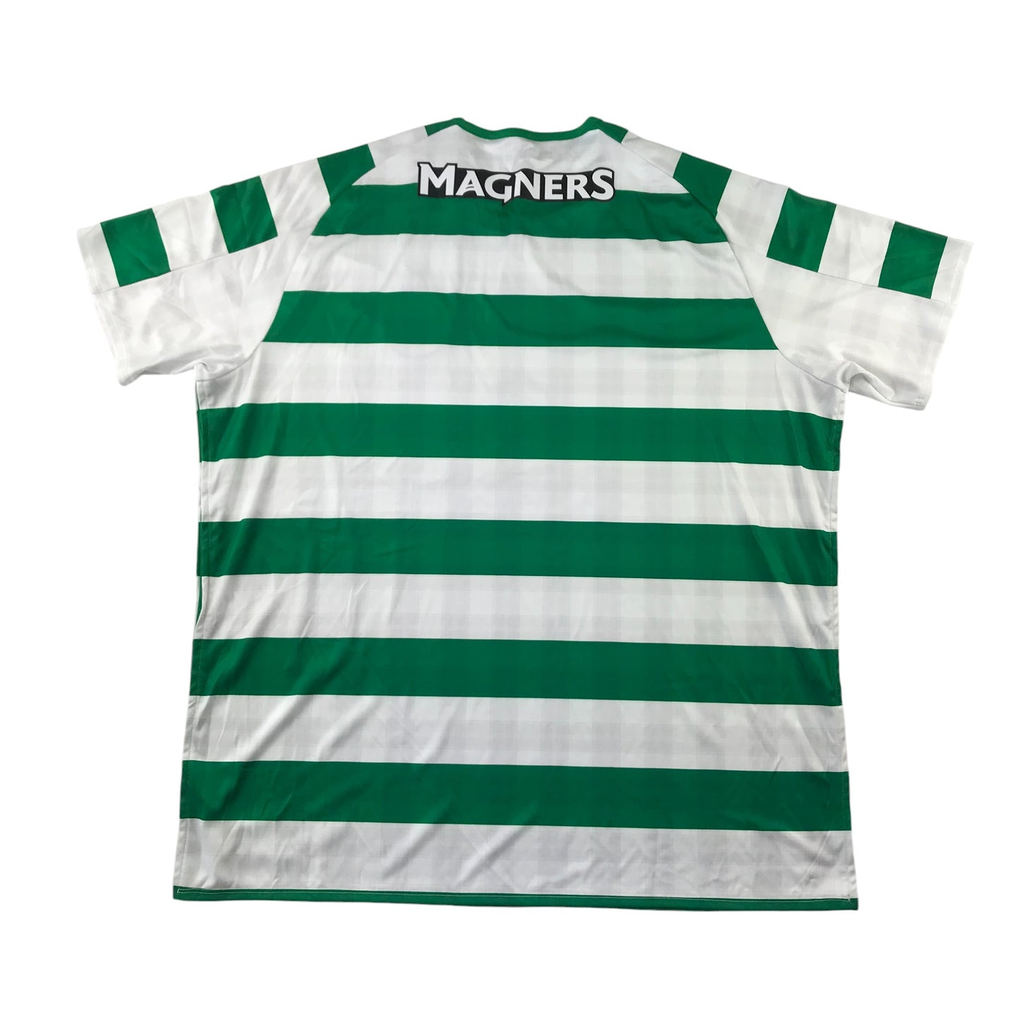 New Balance Celtic FC Football Strip adult size 2XL green and white stripy