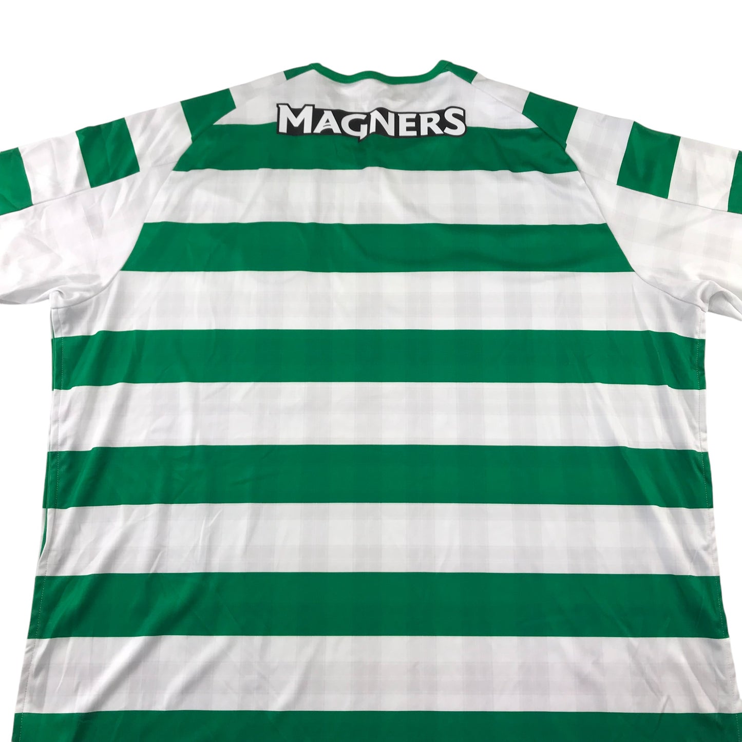 New Balance Celtic FC Football Strip adult size 2XL green and white stripy