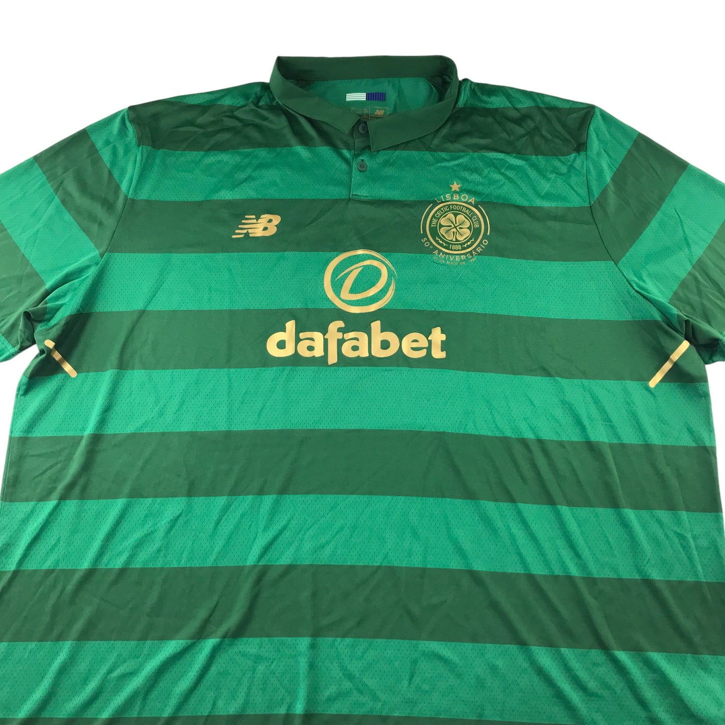 New Balance Celtic FC Football Strip adult size 4XL green number 21 Ntcham