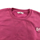 M&S Sweater Age 8 Pink Cropped 84 Love Heart Jersey