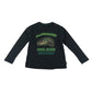 M&S T-shirt 6-7 years black long sleeve dinosaur print