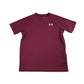 Under Armour sport top 9-11 years burgundy short sleeve loose fit