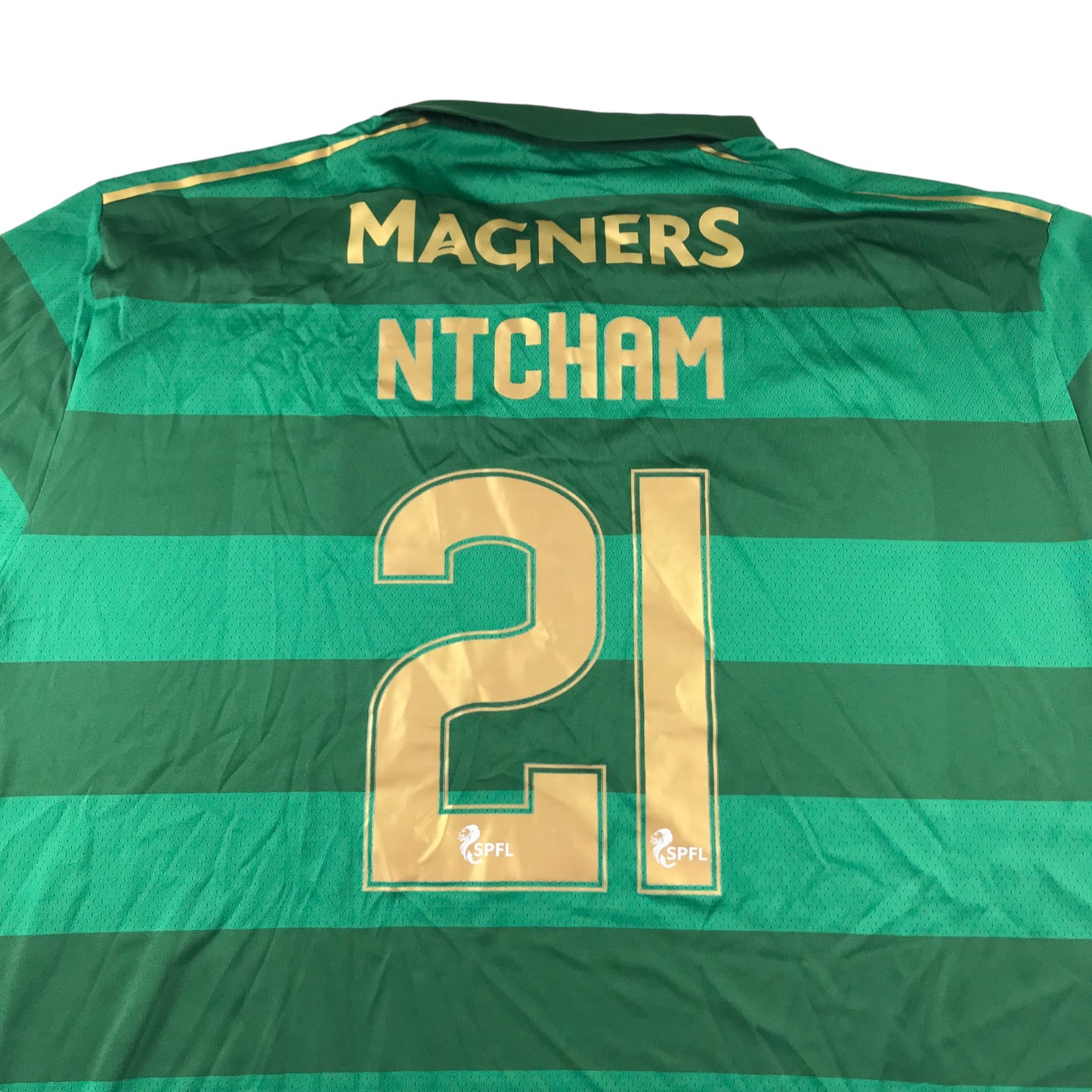 New Balance Celtic FC Football Strip adult size 4XL green number 21 Ntcham