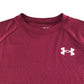 Under Armour sport top 9-11 years burgundy short sleeve loose fit