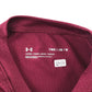 Under Armour sport top 9-11 years burgundy short sleeve loose fit