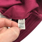 Under Armour sport top 9-11 years burgundy short sleeve loose fit