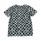 Nutmeg t-shirt 7-8 years black and white short sleeve dinosaur print