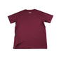 Under Armour sport top 9-11 years burgundy short sleeve loose fit
