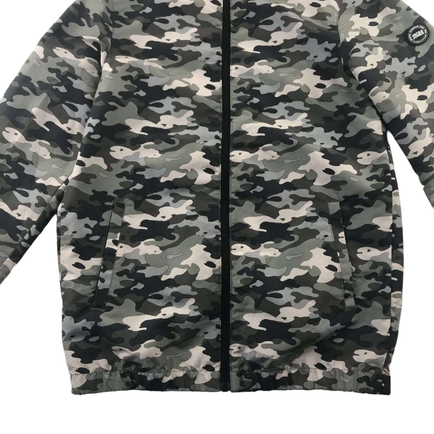 Jack & Jones light jacket 12-13 years green army jungle camo