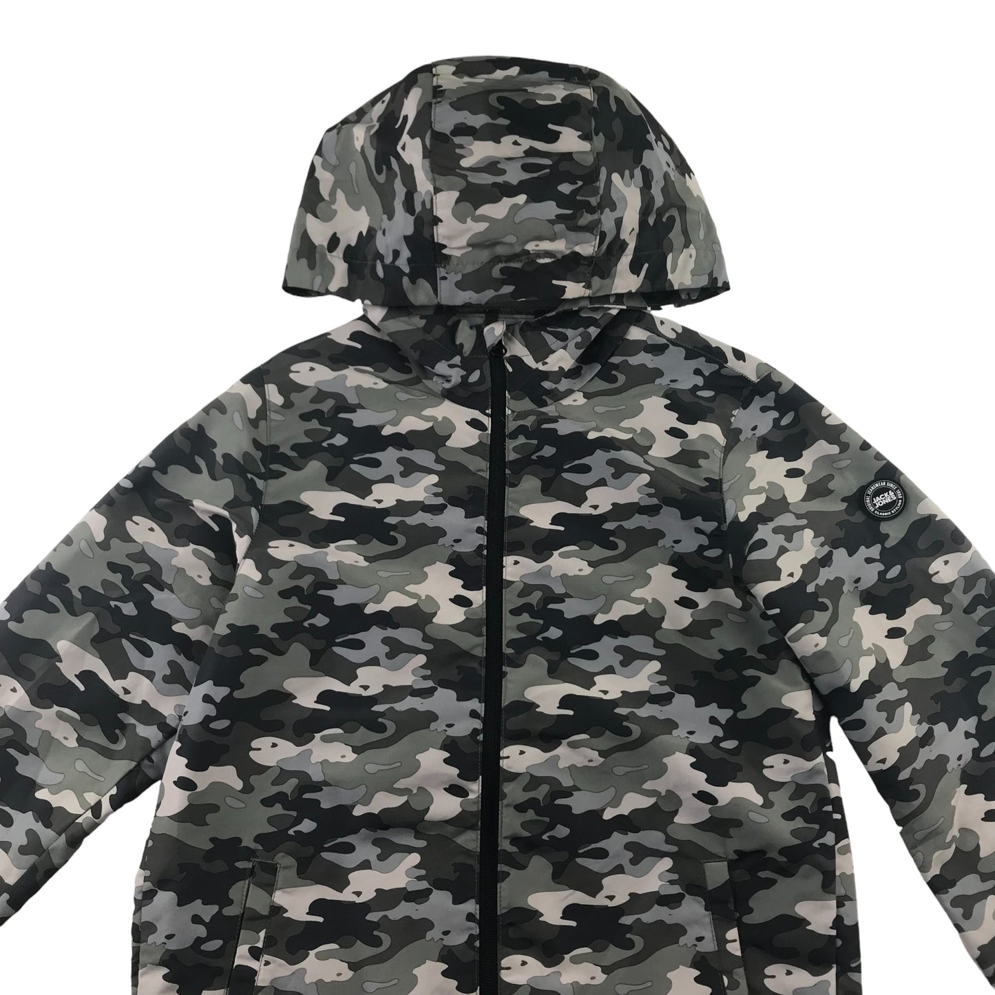 Jack & Jones light jacket 12-13 years green army jungle camo