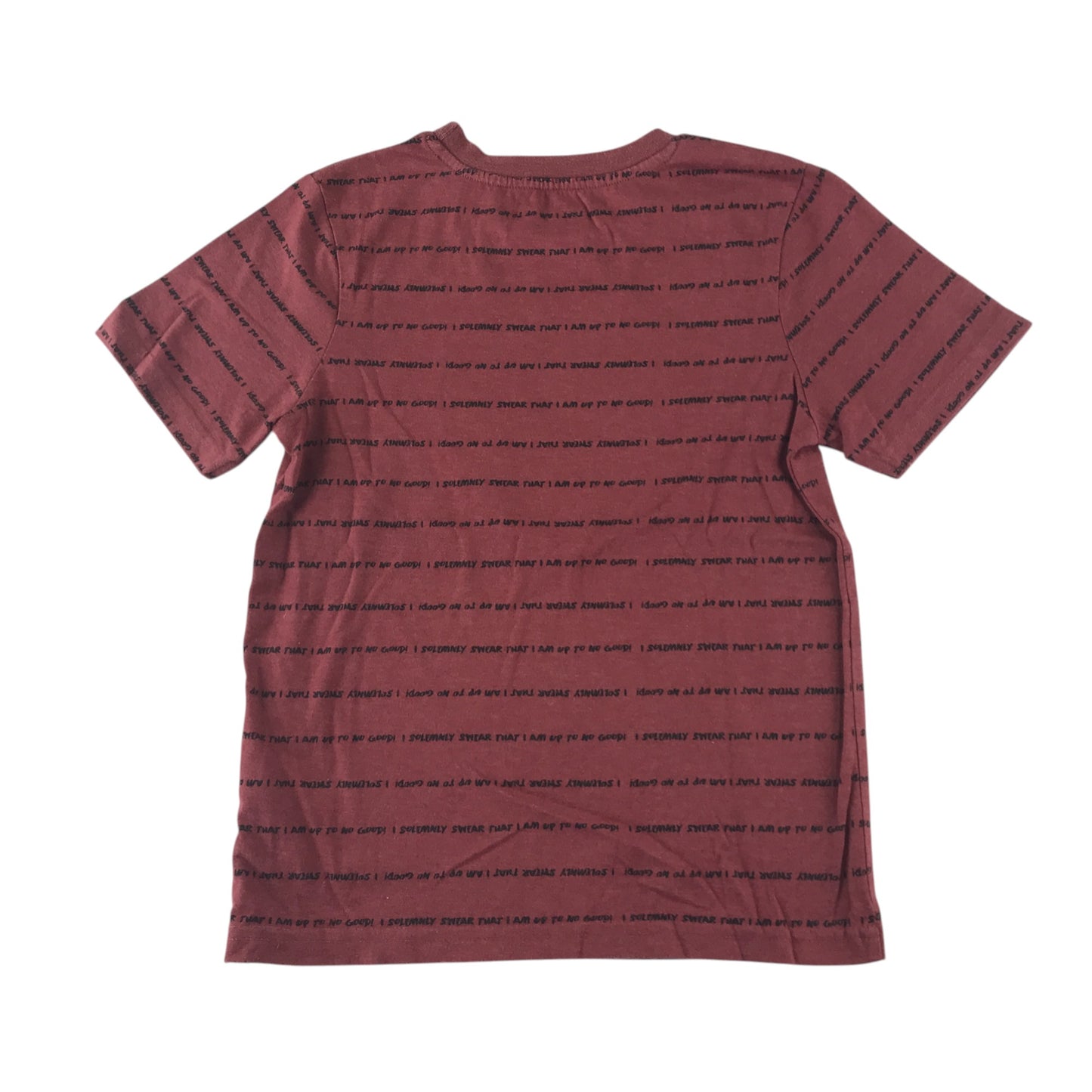 Nutmeg T-Shirt 7-8 years burgundy short sleeve Harry Potter Gryffindor