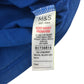 M&S T-shirt 7-8 years blue short sleeve cotton