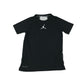 Air Jordan sport top 8-10 years black short sleeve