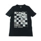 F&F T-Shirt 7-8 years black short sleeve with gamer flip sequin cotton