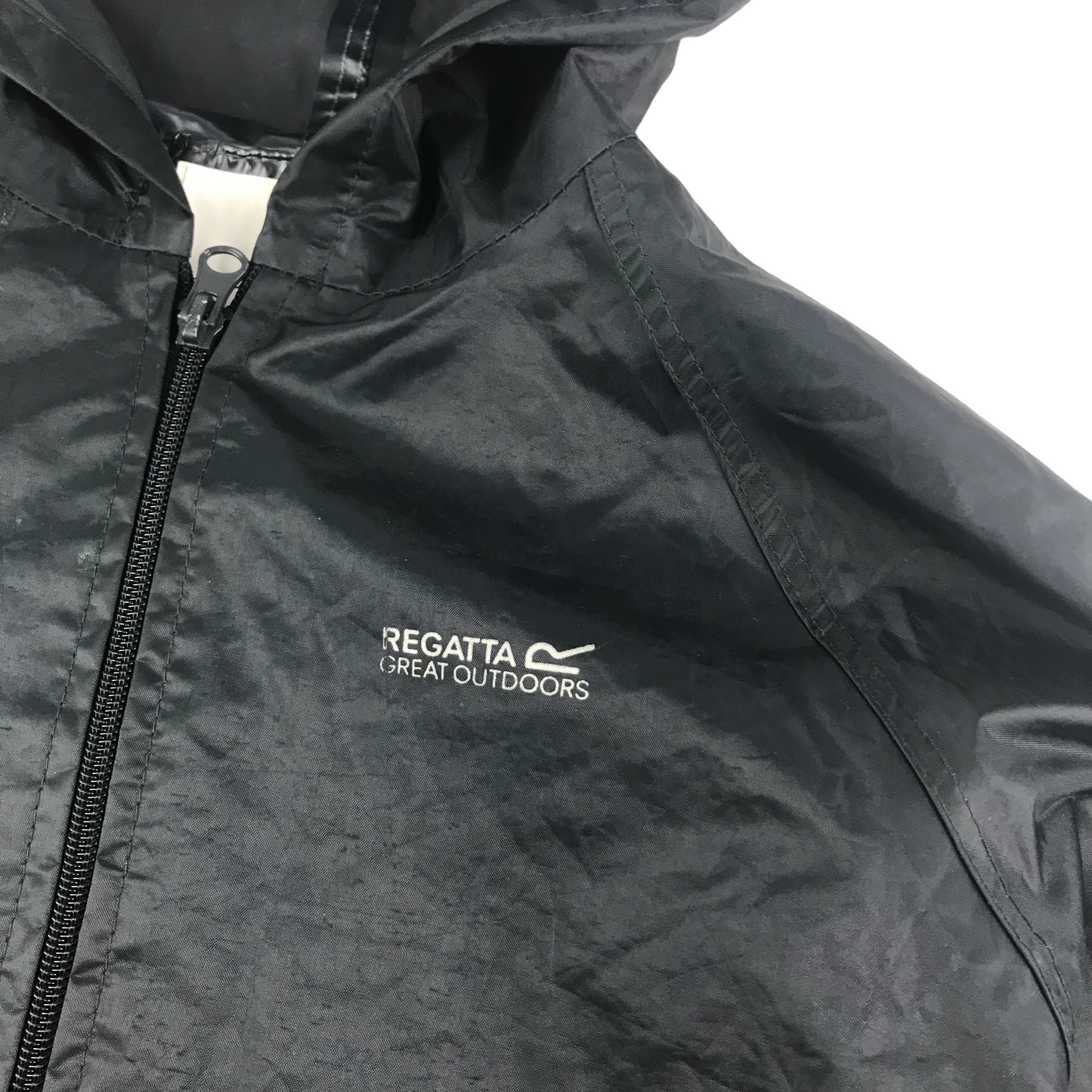 Regatta Waterproof Jacket Age 9 Black Light Jacket