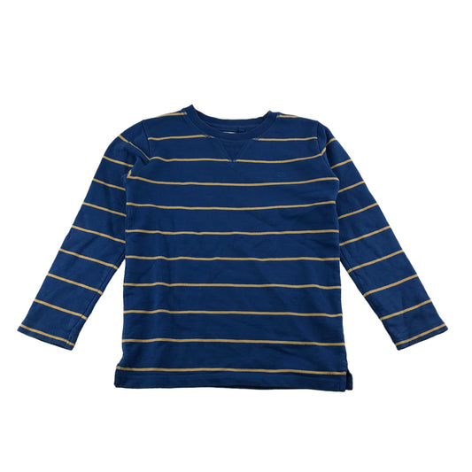 Fatface Sweater Age 9 Blue Stripy Lightweight Jersey T-shirt