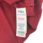 M&S T-Shirt 7-8 years burgundy short sleeve Harry Potter Gryffindor
