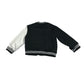 Shein sweater 4-5 years black and white bomber style panda bear