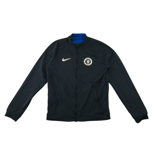 Nike Chelsea FC sport sweater 11-12 years black full zipper sporty top