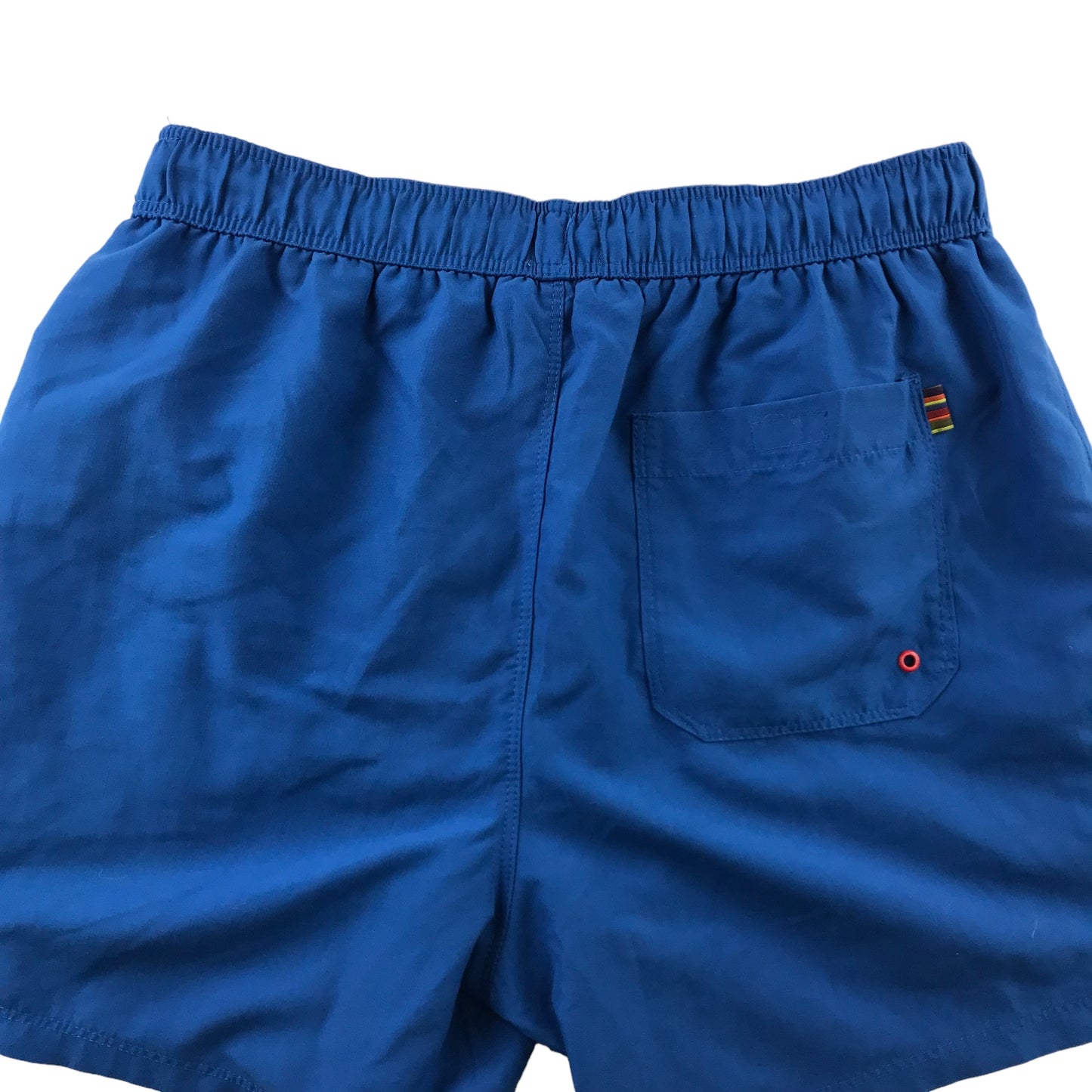 Next Swim Trunks Size Men M Blue Plain Stag Logo Shorts