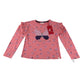 Hamleys t-shirt 8-9 years pink sequin butterfly revisable colours