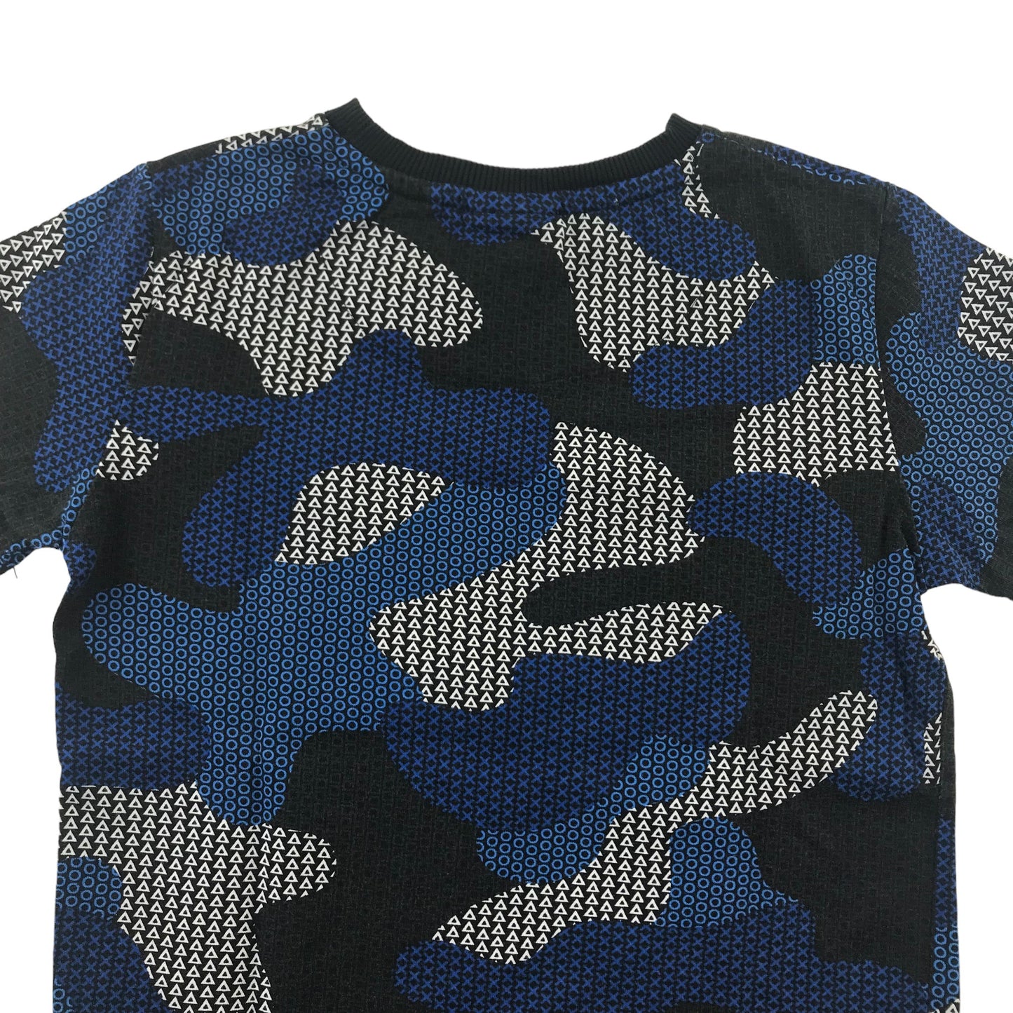 Next T-shirt 7 years Blue and Navy Camo PlayStation Logo