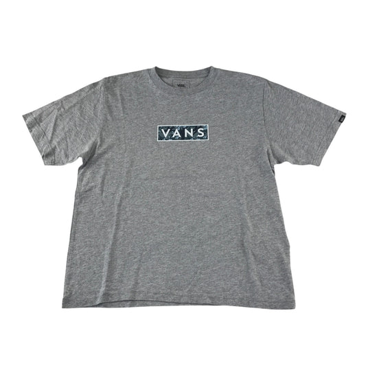 Vans t-shirt 12-13 years grey with small vans logo centred
