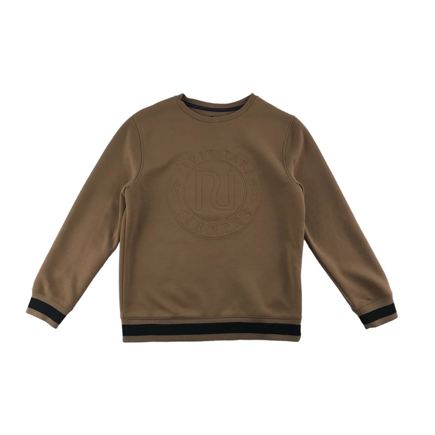 River Island Sweater Age 9 Light Brown Long Sleeve Jersey