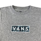 Vans t-shirt 12-13 years grey with small vans logo centred