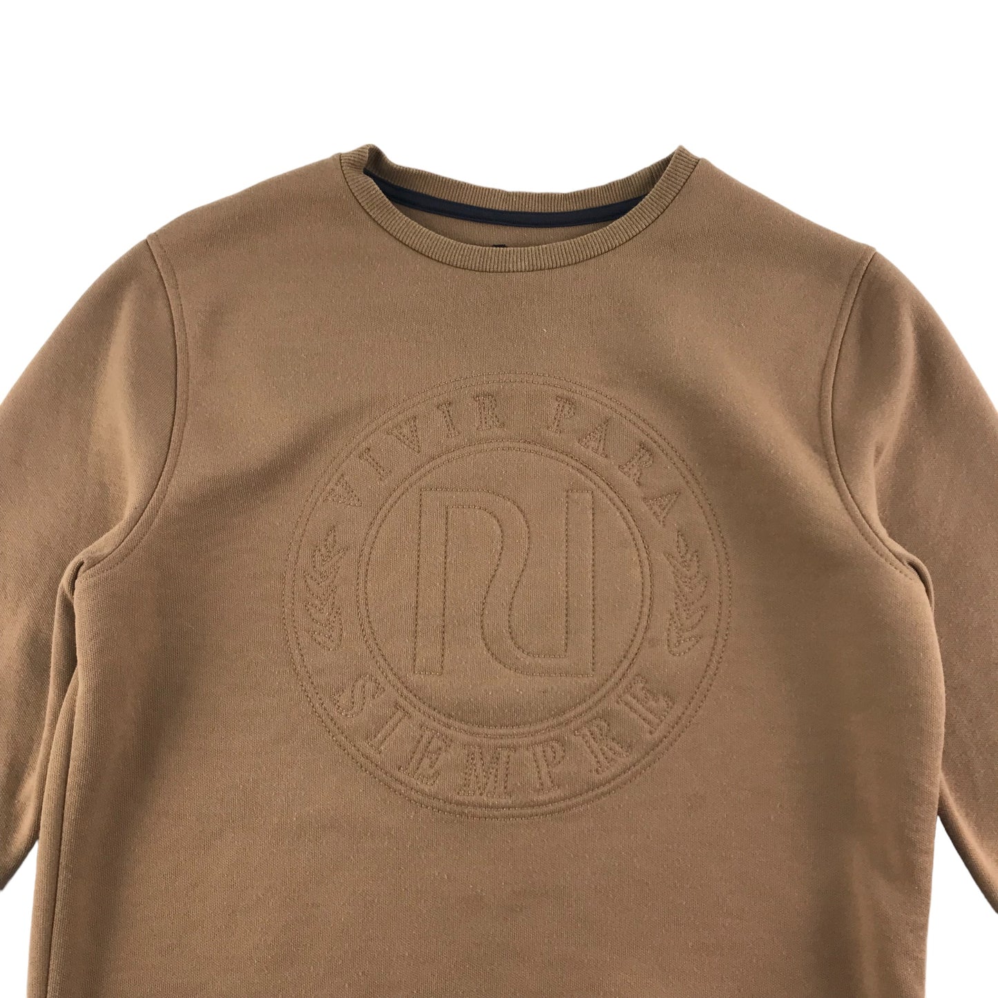 River Island Sweater Age 9 Light Brown Long Sleeve Jersey