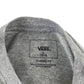 Vans t-shirt 12-13 years grey with small vans logo centred