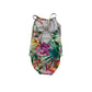 Next Swimsuit Age 5 Green Pink White Floral One Piece Cossie