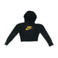 Nike hoodie 8-9 years black cropped pullover