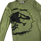 Lidl t-shirt 9-10 years khaki Jurassic World large logo graphic print cotton