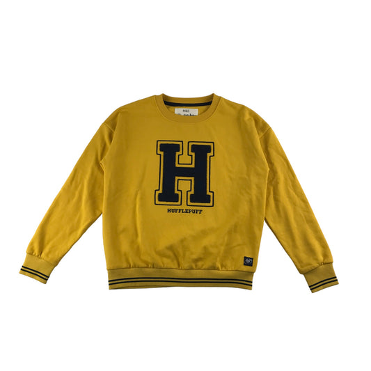 M&S Harry Potter Sweater Age 12 Yellow Hufflepuff Jersey