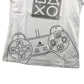 George T-shirt 6-7 years white and black PlayStation cotton